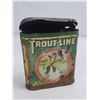 Image 1 : Antique Trout Line Fly Fishing Tobacco Tin