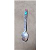 Image 1 : Navajo Sterling Silver Turquoise and Coral Spoon