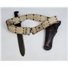 Image 7 : WWII WW2 Mills Belt 1903 Bayonet and 1911 Holster
