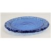 Image 2 : Fire & Light Recycled Glass Cobalt Moonstone Plate