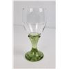 Image 1 : Fire & Light Recycled Glass Olive Wine Goblet