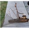 Image 1 : Curtis Jere Wall Sculpture Maria The Shrimp Boat