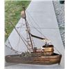 Image 3 : Curtis Jere Wall Sculpture Maria The Shrimp Boat
