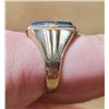 Image 2 : 10k Yellow Gold Intaglio Spartan Ring