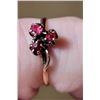 Image 1 : 10k Yellow Gold and Ruby Victorian Ring