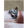 Image 2 : 14k White Gold and Diamond Engagement Ring
