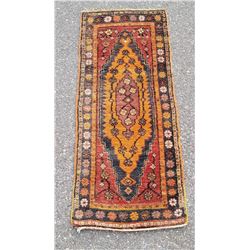 Afghan Baluch Persian Diamond Rug 19" by 45"