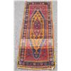 Image 4 : Afghan Baluch Persian Diamond Rug 19" by 45"