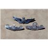 Image 1 : Lot of 3 Sterling Silver 2.5" Pilot wings
