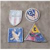 Image 2 : Lot of 4 WW2 Patches