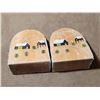 Image 1 : Beaded Native American Indian Leather Bookends