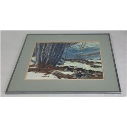 Kenneth R. Hansen Montana Watercolor