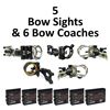 Image 1 : 5 x Sights & 6 x Bow Coachs