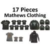 Image 1 : 17 x Mathews Clothing