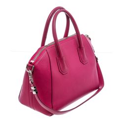 Givenchy Pink Leather Medium Antigona Satchel Bag