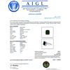 Image 4 : 4.06 ctw Emerald and 1.10 ctw Diamond 14K White Gold Ring