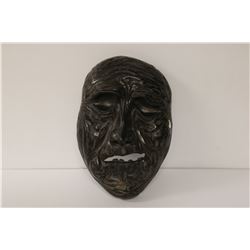 MARY BORGSTROM BLACK CLAY FACE POTTERY SCULPTURE