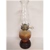 Image 1 : ANTIQUE COAL OIL LAMP WITH SHADE
