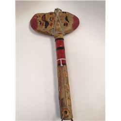 VINTAGE HAND PAINTED TOMAHAWK INDIGENOUS MADE