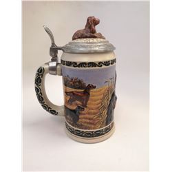 VINTAGE HUNTING THEMED BUDWEISER BEER STEIN