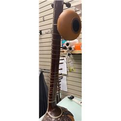 ANTIQUE SITAR INLAID AND CARVED BHARGAVA