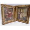 Image 1 : PAIR OF VINTAGE FRAMED PRINTS GOLD FRAMED