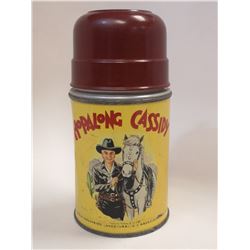 VINTAGE HOPALONG CASSIDY ALADDIN THERMOS WITH CAP