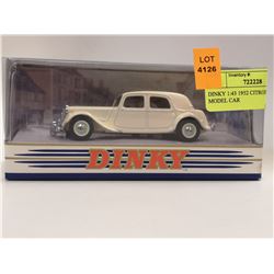 DINKY 1:43 1952 CITROEN 15 CB MODEL CAR