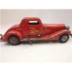 1920S LARGE FIRE CHIEF CLOCKWORK CAR