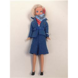 VINTAGE WARD AIR STEWARDESS DOLL WITH PIN