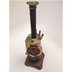 ANTIQUE UPRIGHT STEAM ENGINE MODEL