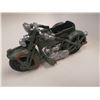 Image 1 : VINTAGE CAST 1920S HARLEY DAVIDSON WITH SIDE CAR