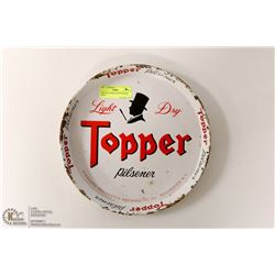 VINTAGE TOPPER PILSENER BEER TRAY