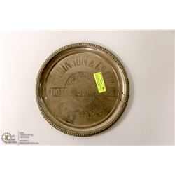 ANTIQUE ROBINSON HOTEL SUPPLY ADVERTISING TRAY SIGN