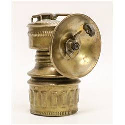 ANTIQUE CARBIDE MINERS LANTERN BRASS