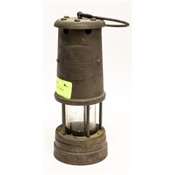 ANTIQUE BRONZE COAL MINE LANTERN