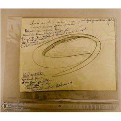 MARY BORGSTROM ORIGINAL POTTERY DRAWING