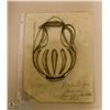 Image 1 : MARY BORGSTROM ORIGINAL POTTERY DRAWING