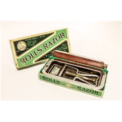 ANTIQUE ROLLS RAZOR SAFETY RAZOR IN BOX