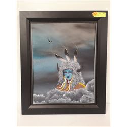 ACRYLIC ON CANVAS INDIGENOUS PAINTING CARLL