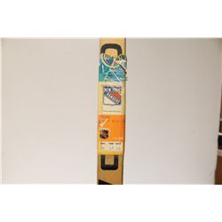 1982 OILERS GAME USED STICK, SIGNED WITH TICKET