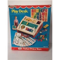 1969 FISHER PRICE PLAY-DESK IN ORIG BOX
