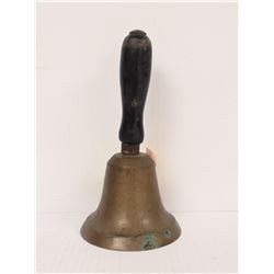 ANTIQUE TEACHERS DESK BELL BRASS