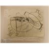 Image 1 : MARY BORGSTROM ORIGINAL POTTERY DRAWING