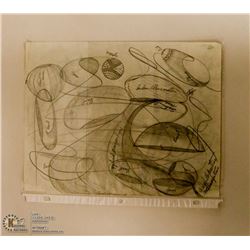 MARY BORGSTROM ORIGINAL POTTERY DRAWING