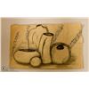 Image 1 : MARY BORGSTROM ORIGINAL POTTERY DRAWING