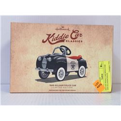 DIECAST PEDAL CAR MINIATURE 1949 GILLHAM POLICE