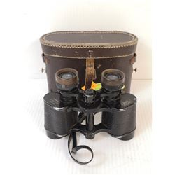 ANTIQUE CARTIER BINOCULARS WITH CASE