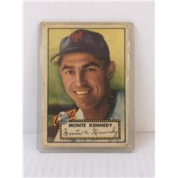 1952 TOPPS MONTE KENNEDY BASEBALL CARD