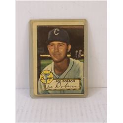 1952 TOPPS JOE DOBSON BASEBALL CARD